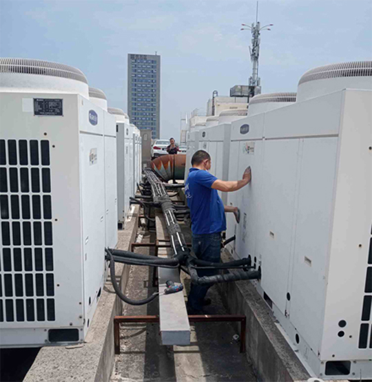 株洲中央空调制热和不制冷系统维修方法